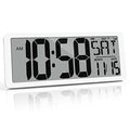 14.2’’ Wall Clock with Auto Backlight, Temp, Date, Timer, DST R474392