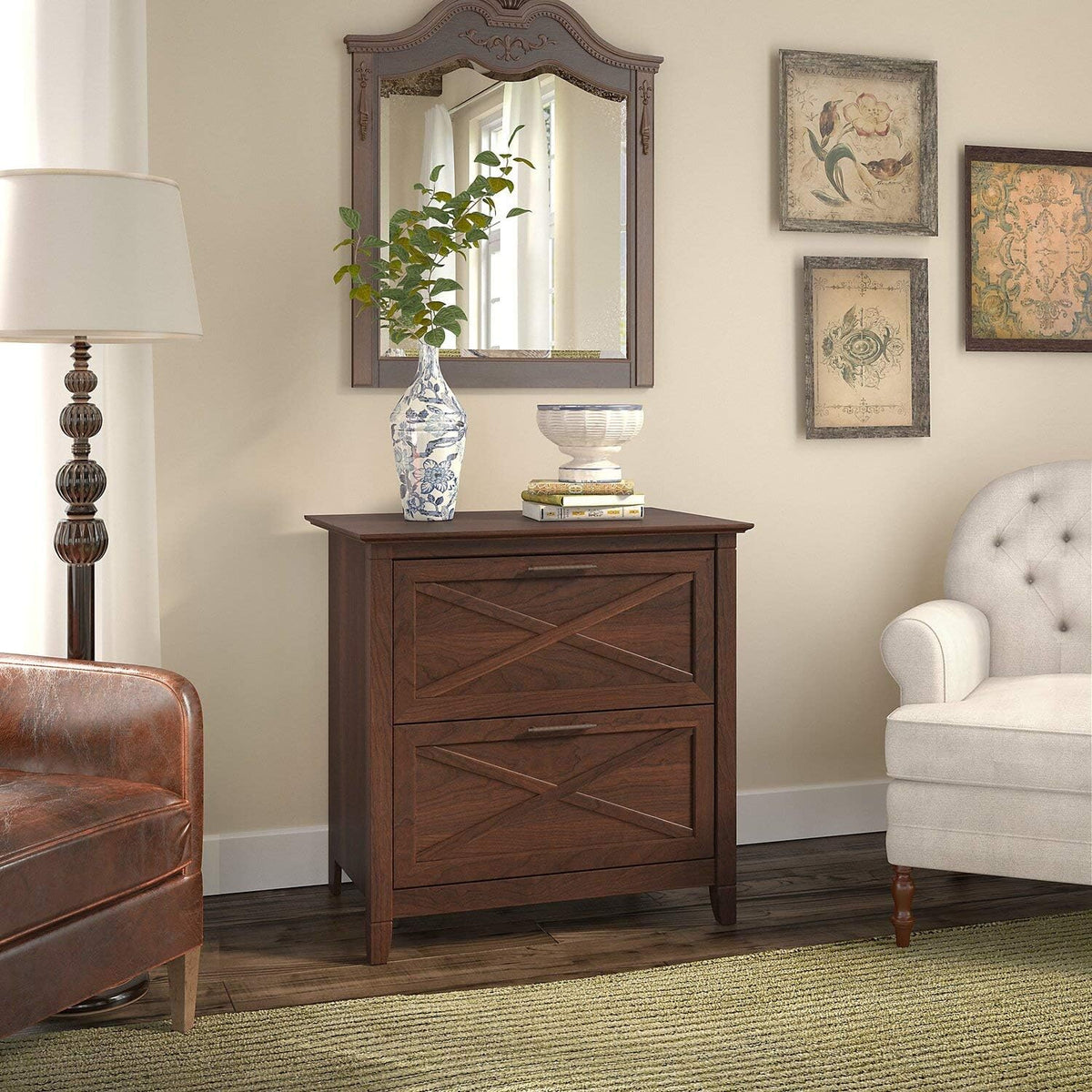 2 Drawer Lateral File Cabinet R9091