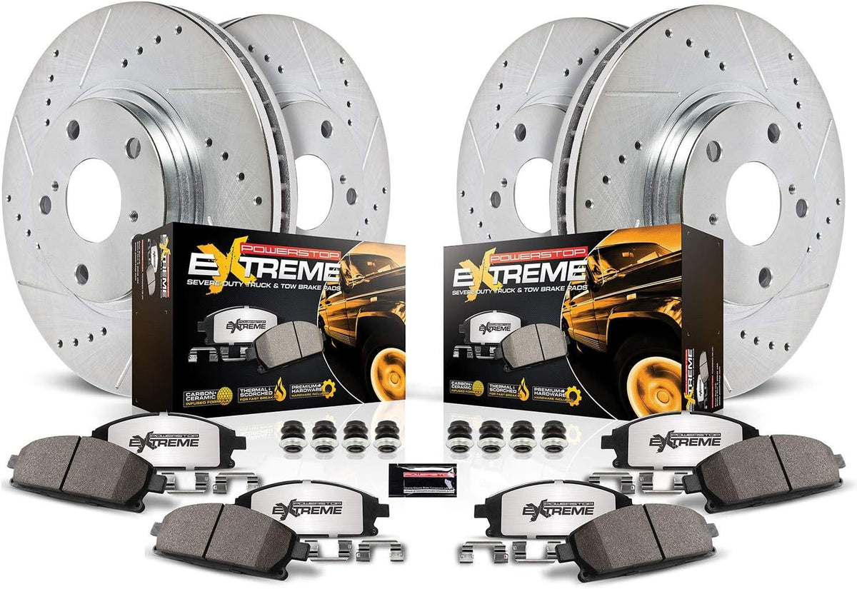 Front and Rear Carbon Fiber Ceramic Brake Kit T295670