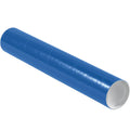 Blue Mailing Tubes with Caps Z9453