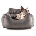 Gray Memory Foam Dog Car Bed Y8945