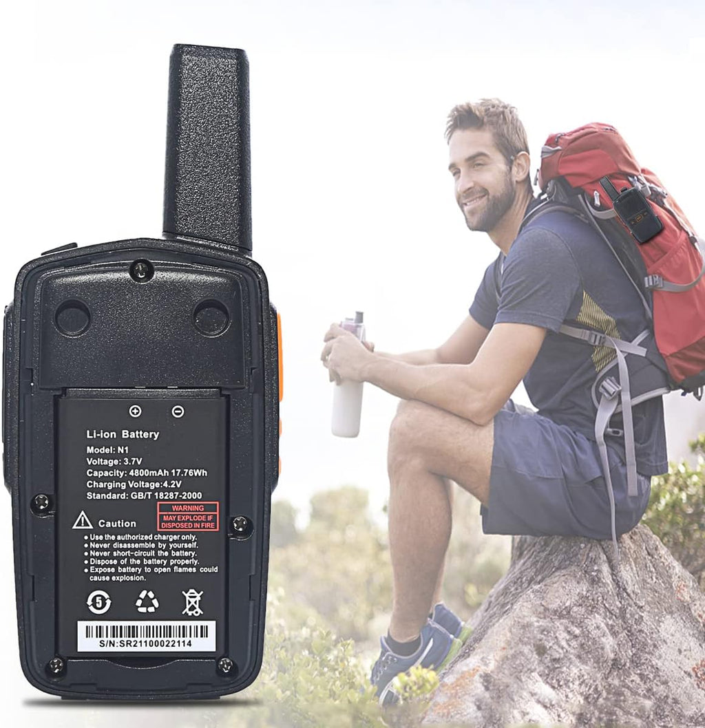 Wireless Intercom System 1.5 Mile Two Way Radio 2 Pack S827