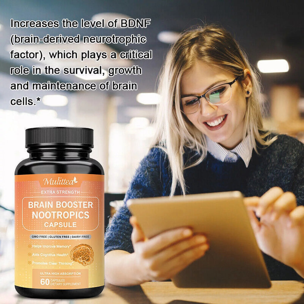 60 Capsules Memory Focus Mental Concentration Pills C570391