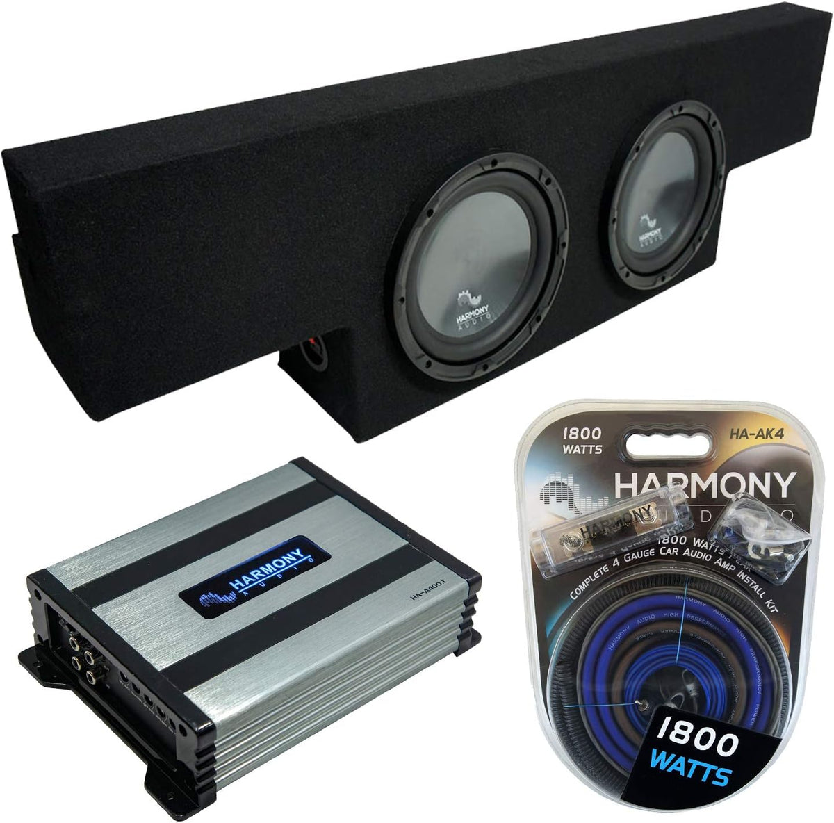 Dual 12 Sub Box Bundle with Amp B851457