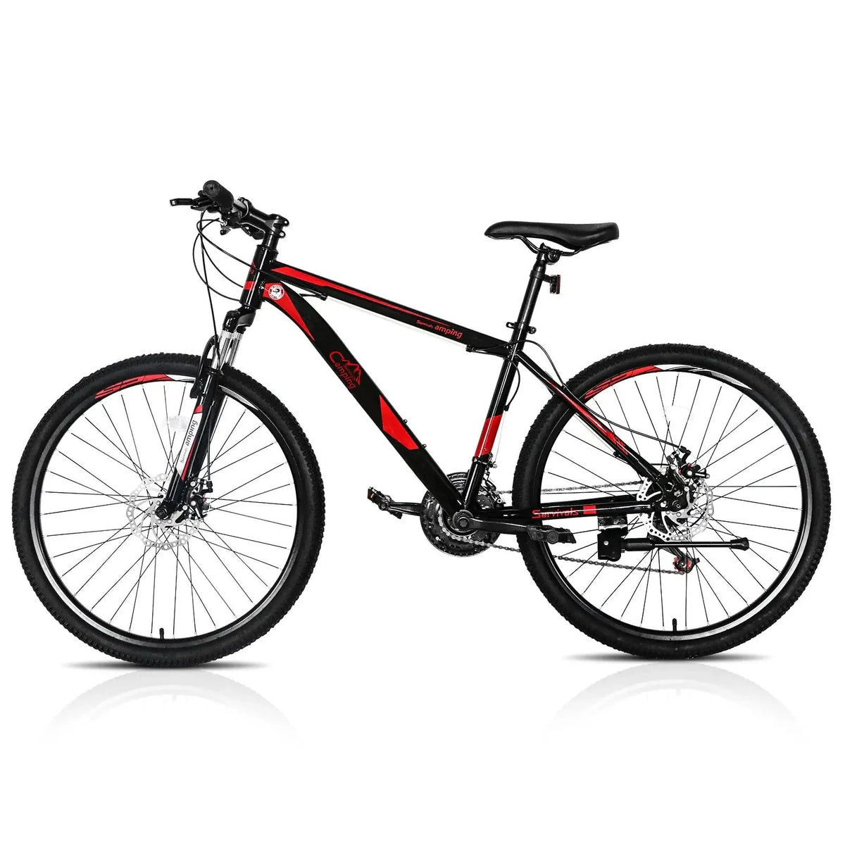 26 Inch 21 Speed Red Black Mountain Bike C144215