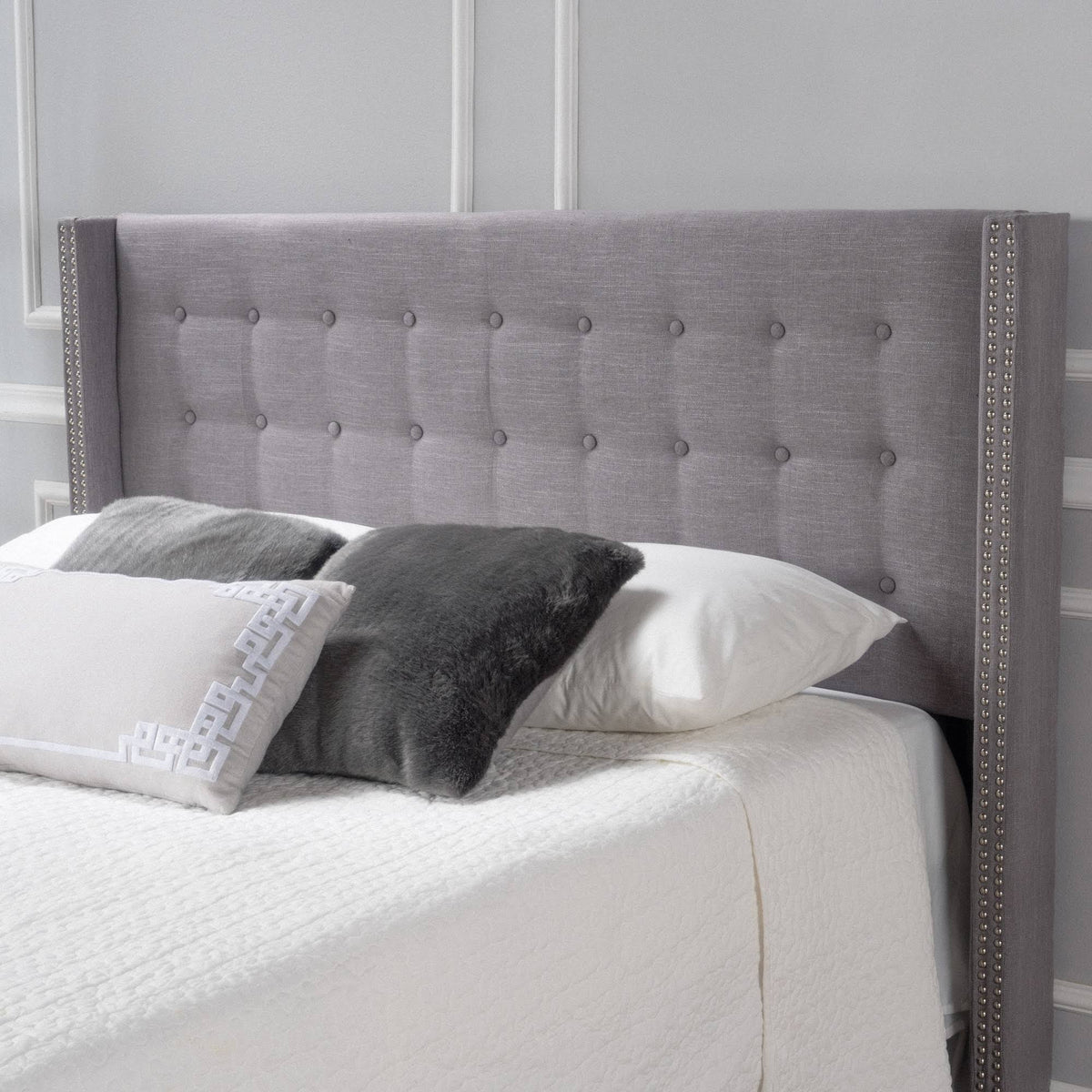 Dark Gray California King Headboard I5285