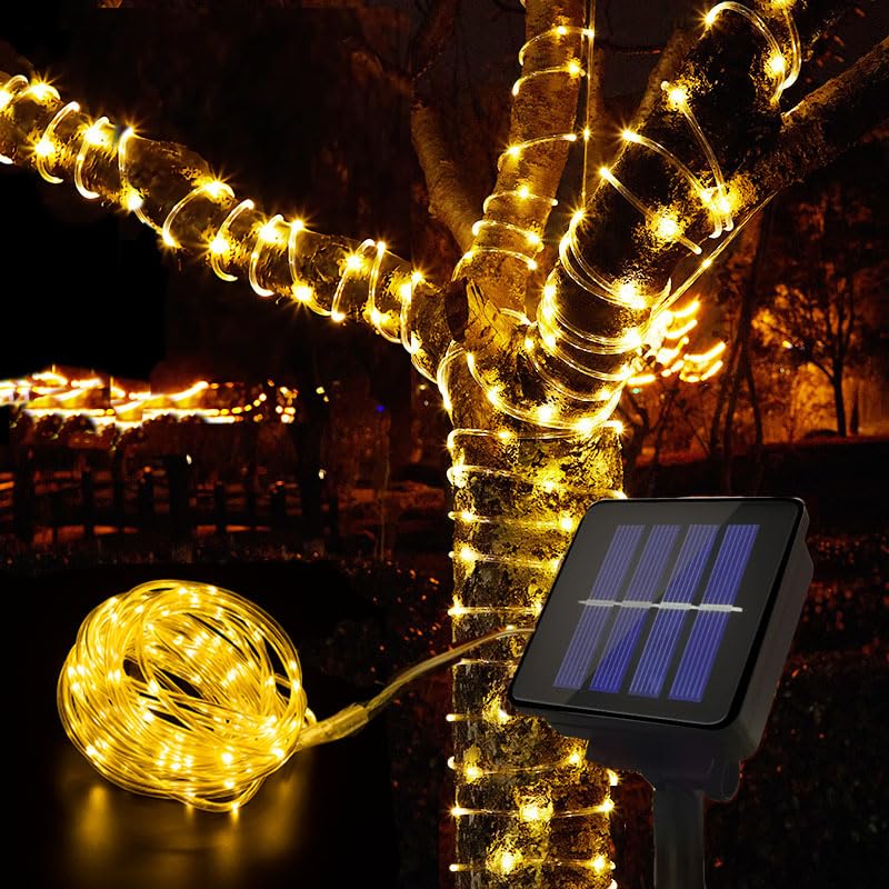 39FT 100LED Outdoor String Lights Clear PVC Tube Fairy Lights Q71737