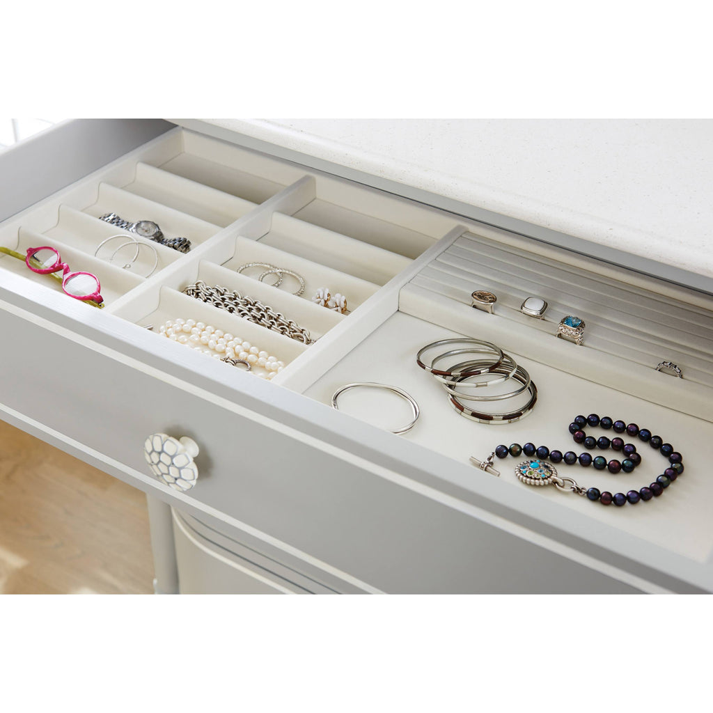 Gray Four Drawer Nightstand O816954