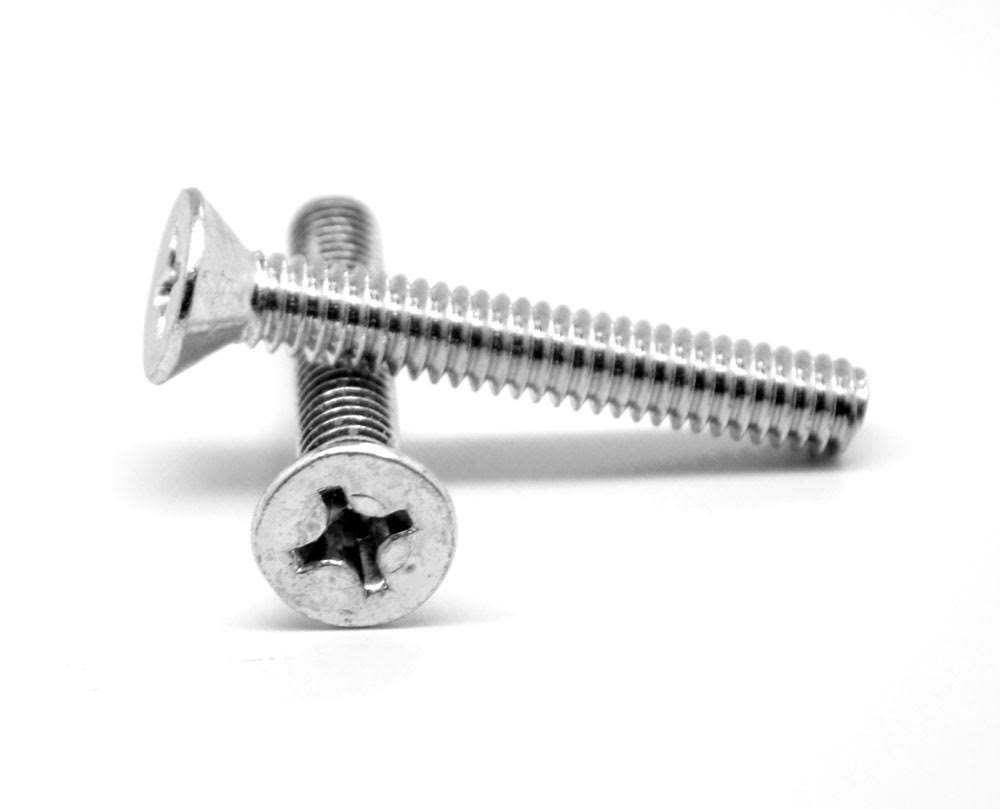 #4-40 x 7/16 Coarse Thread Phillips Flat Head Machine Screw X76818