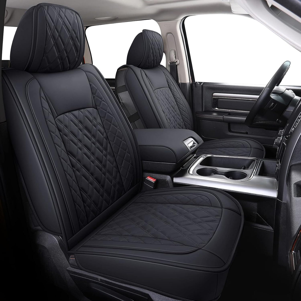 Faux Leather Seat Covers Full Set O202