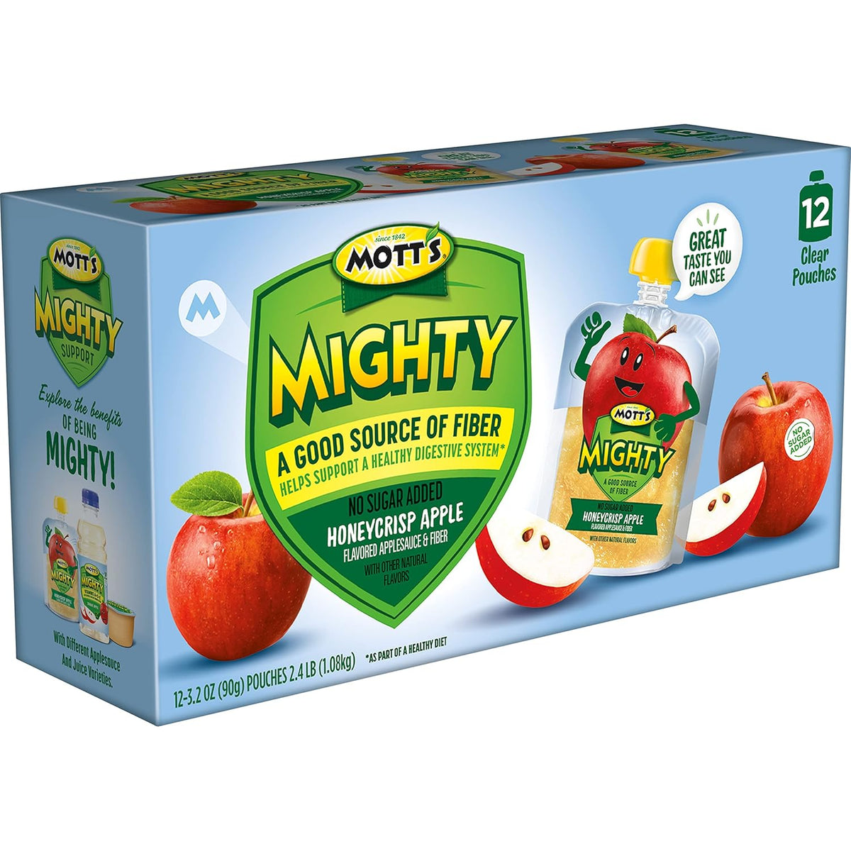 12 Pack 3.2 Oz Honeycrisp Apple Applesauce Pouches L262635