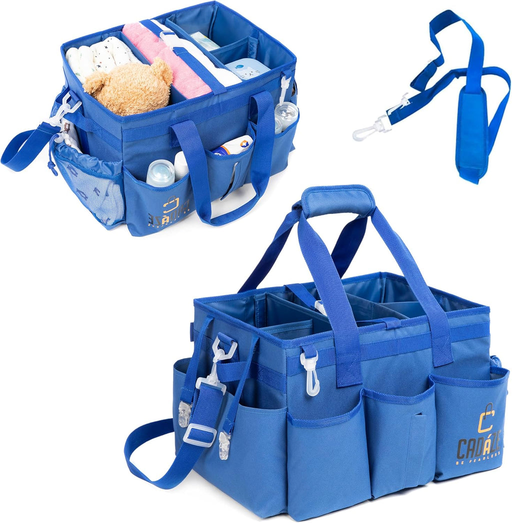 Large Cleaning Caddy Bag with 4 Adjustable Dividers C3020