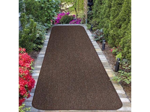 Skid-Resistant Heavy-Duty Carpet Runner - Tuscan Brown - 3' x 20' U37851