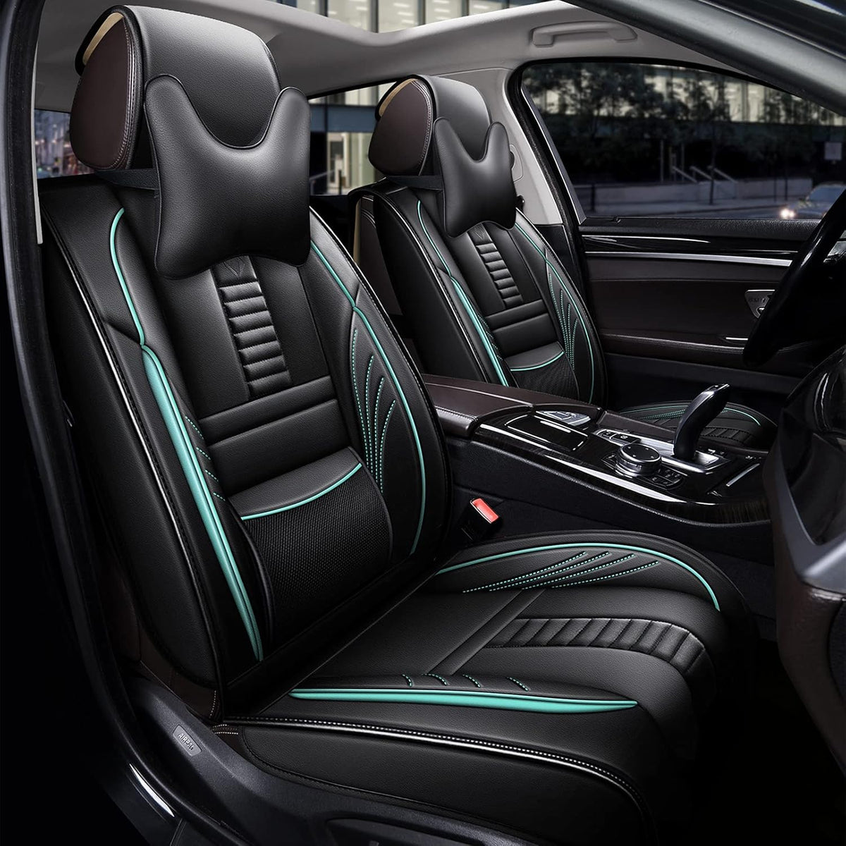 Leather Waterproof Car Seat Cover Full Set S41469