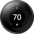 Black Learning Thermostat Z122