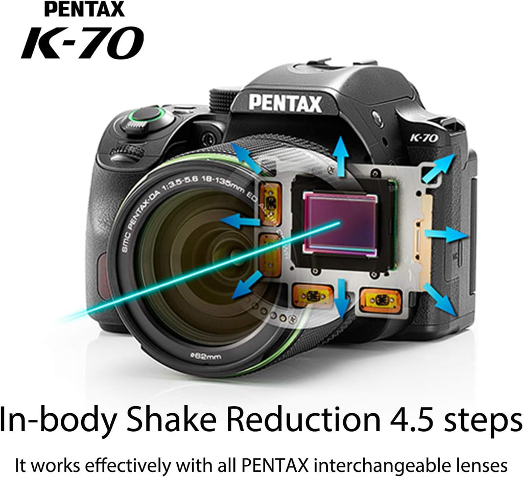 Weather-Sealed DSLR Camera with 18-135mm Lens X1967