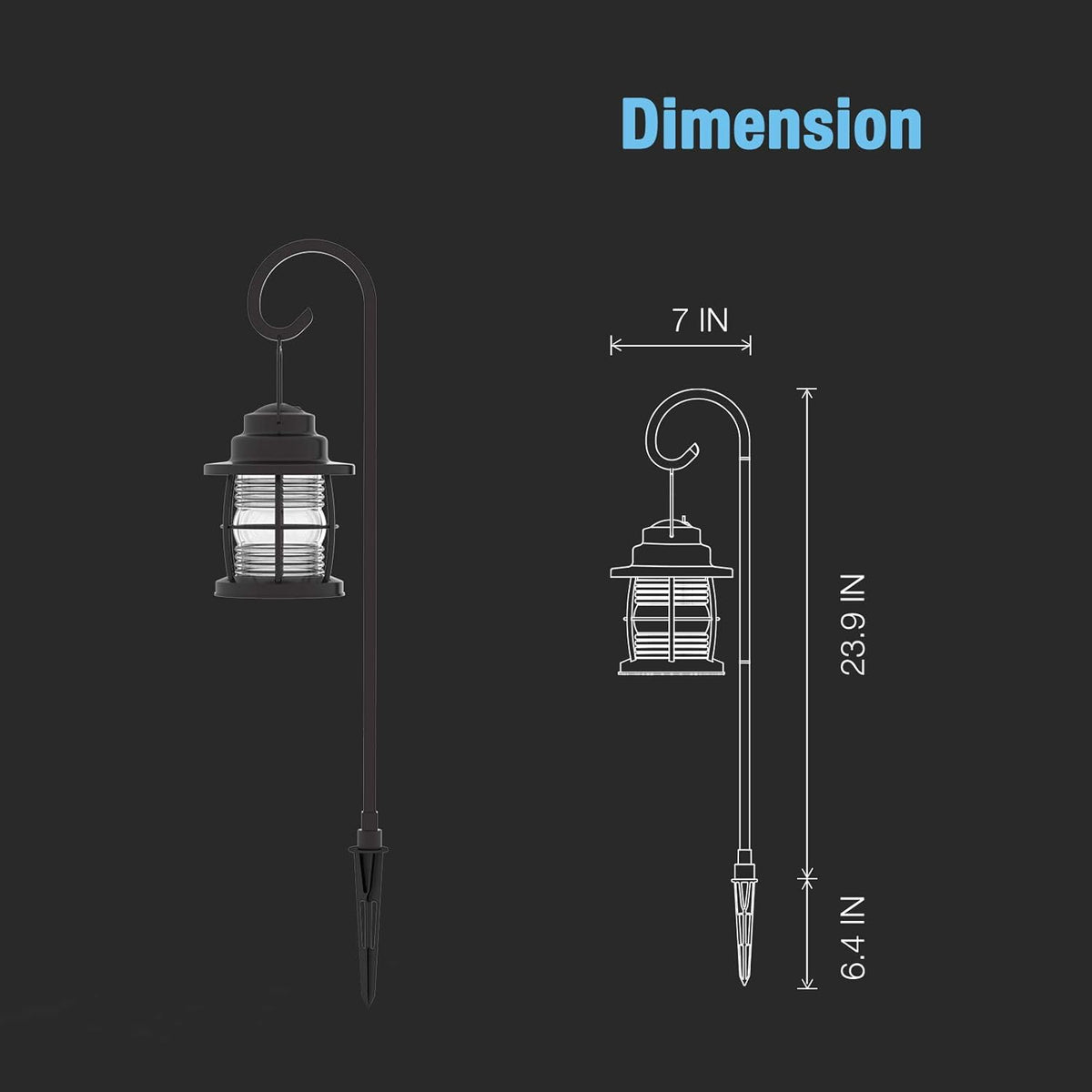 1.1 Watt LED Low Voltage Path Lights 6 Pack O65814