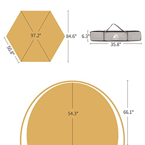 Waterproof Instant Camping Tent, 2/3/4 Person Double Layer Dome Tent K733