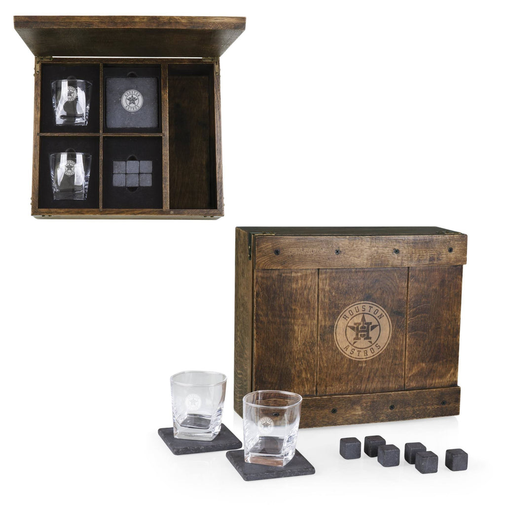 Oak Whiskey Box Gift Set D316239