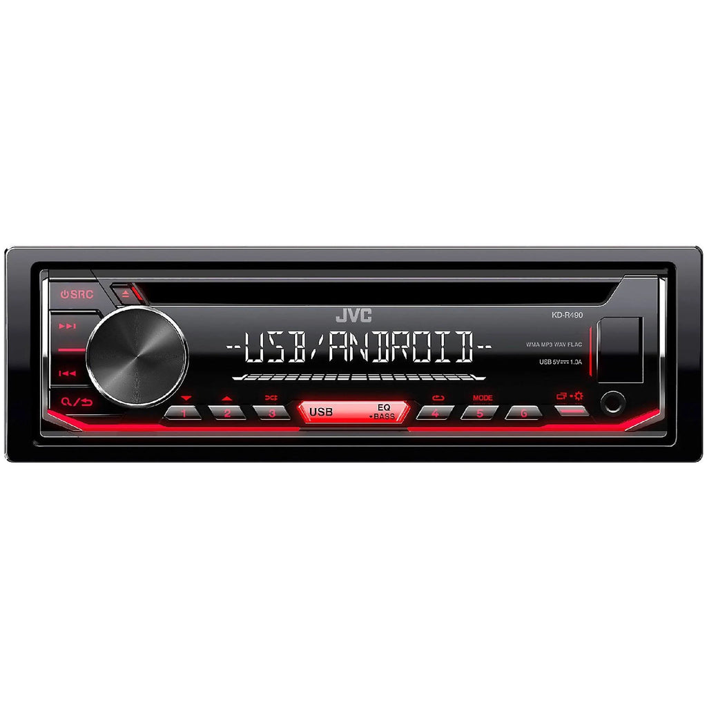 Single DIN In-Dash CD AM/FM USB Aux Car Stereo Receiver B84459