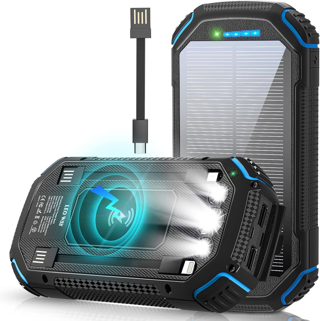 36000mAh Qi Wireless Solar Power Bank L967454