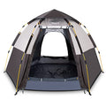 Waterproof Instant Camping Tent, 2/3/4 Person Double Layer Dome Tent K733