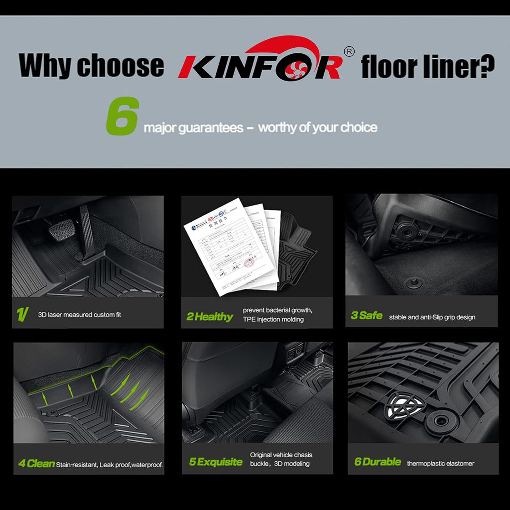 Custom Fit TPE Floor Mats 2 Row Seat Q48144