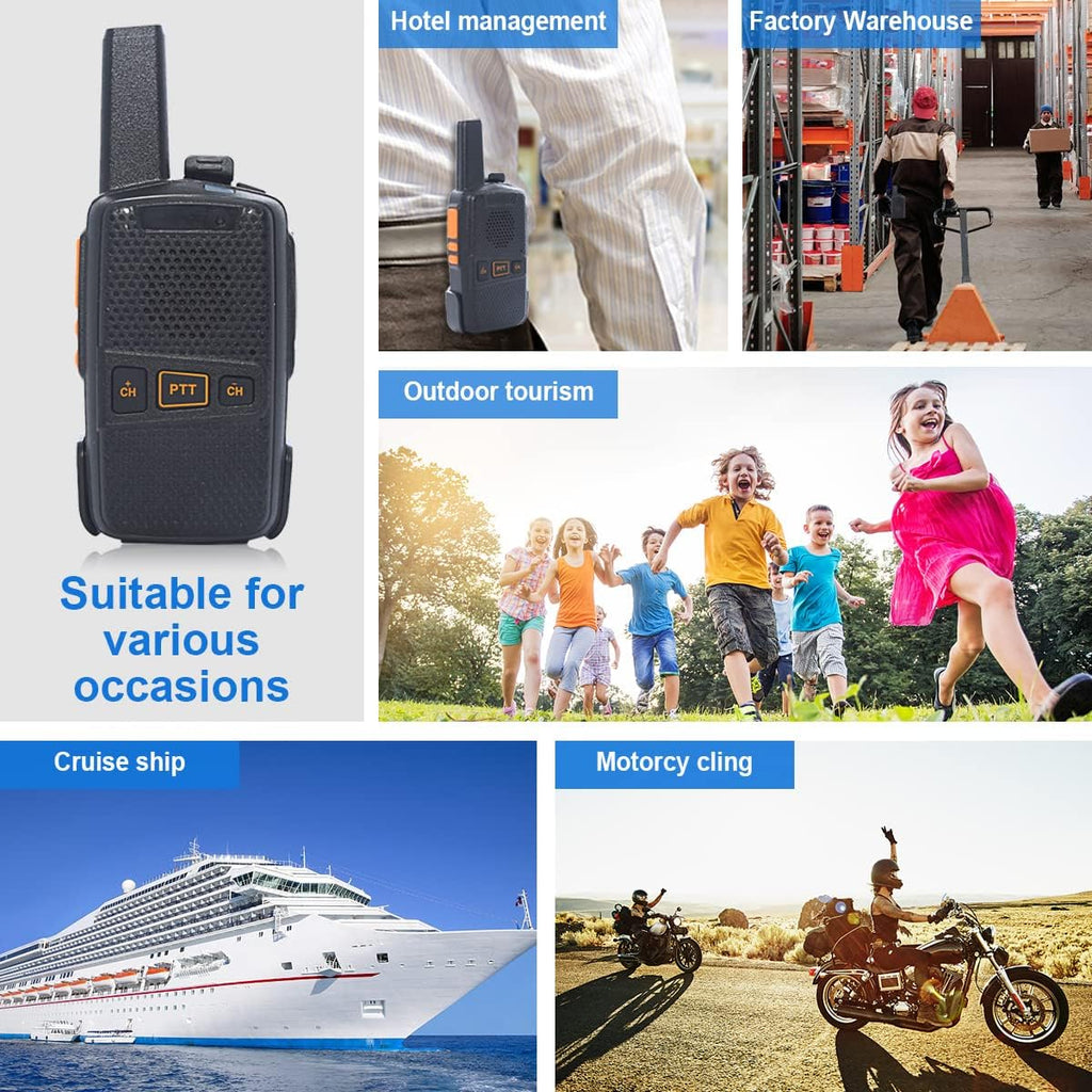 Wireless Intercom System 1.5 Mile Two Way Radio 2 Pack S827