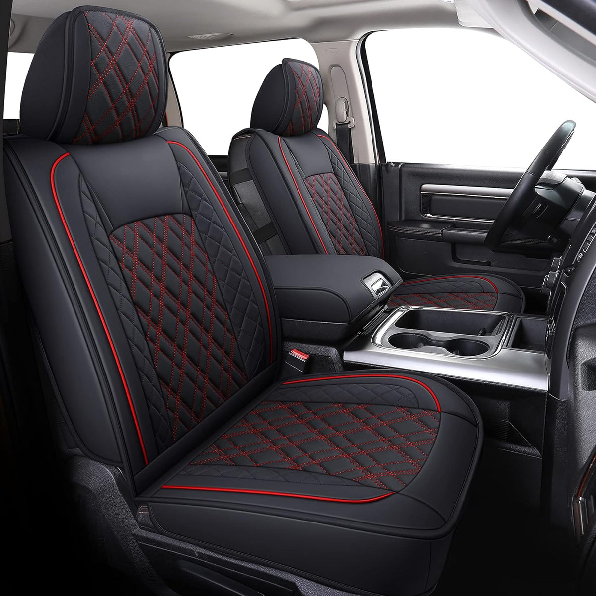 Faux Leather Seat Covers Full Set O202