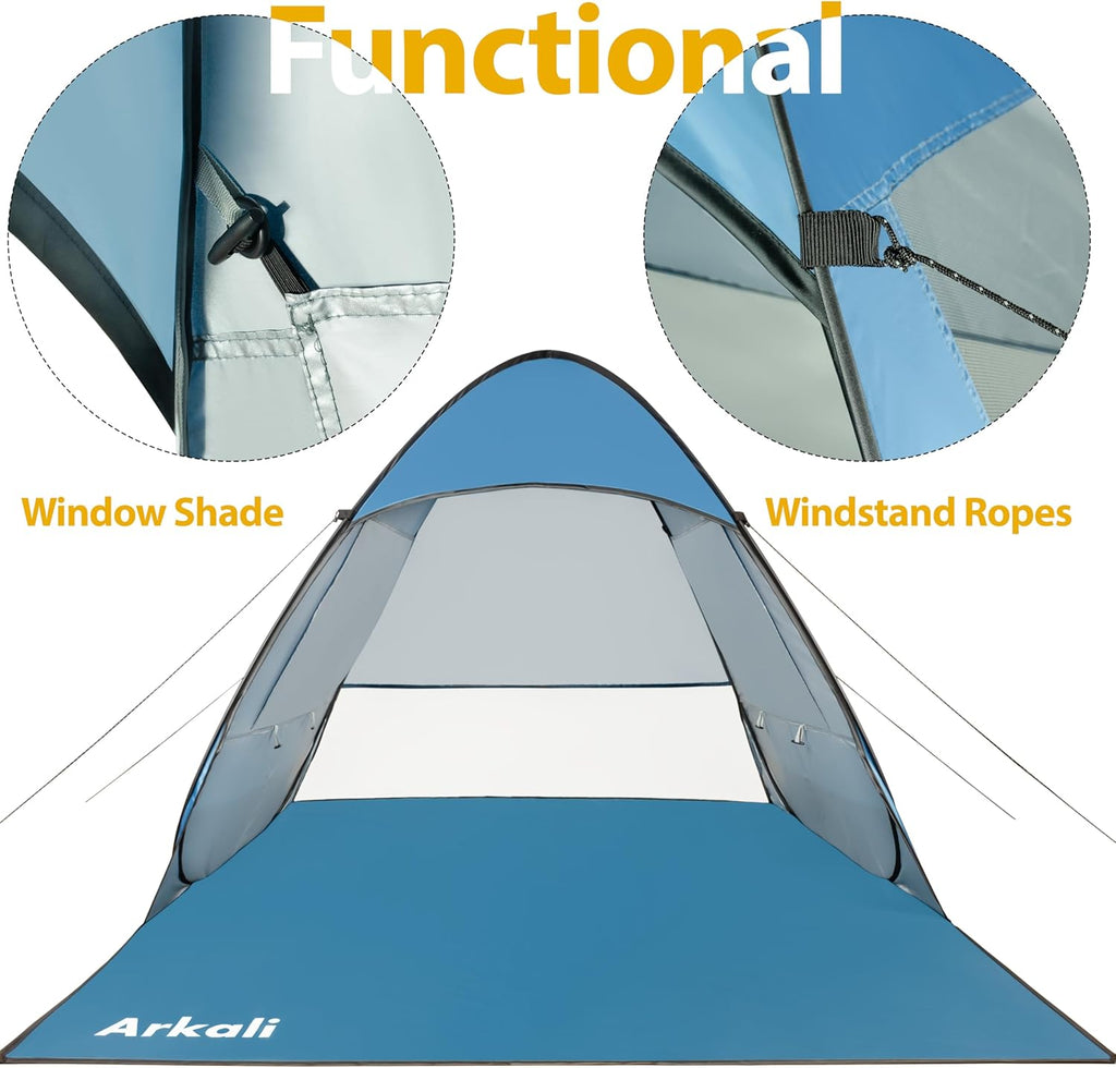 Blue UPF 50+ Pop Up Sun Shelter Z32506