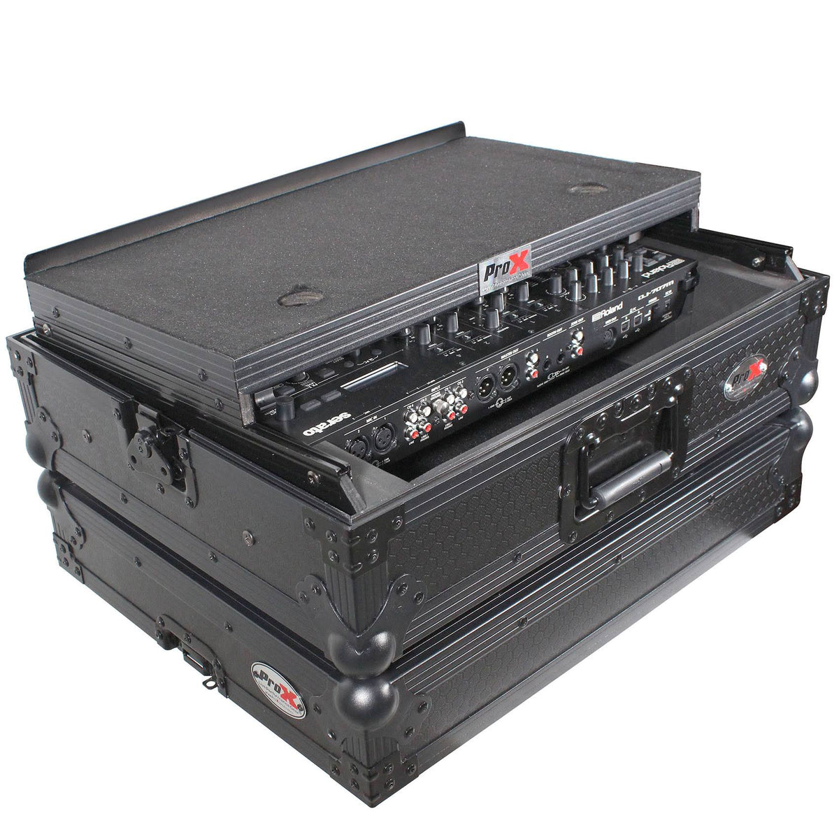 Black Flight Case for Roland DJ-707M W471