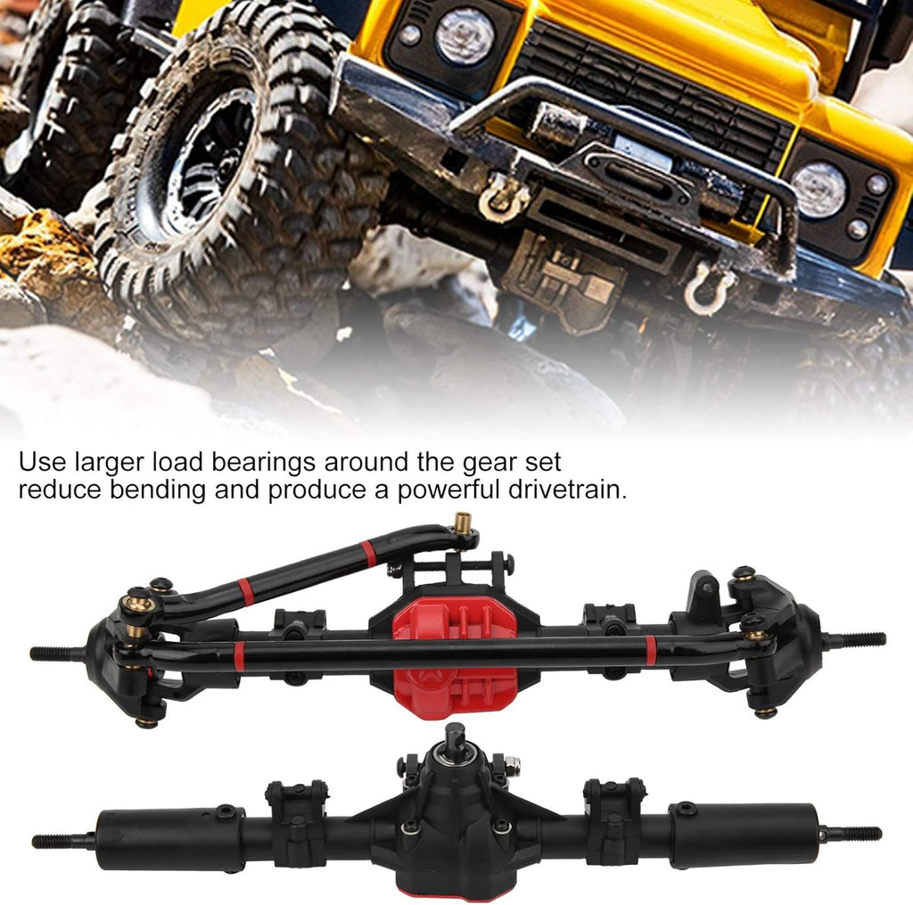 2pcs Metal Front Rear Drive Axle Shaft with 38T/15T Gear Teeth for 1/10 RC Car L635