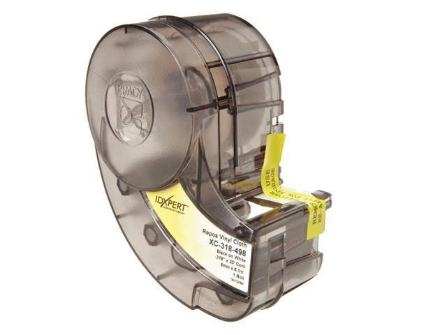 Label Cartridge, Black/White, 1/3 in. W S891