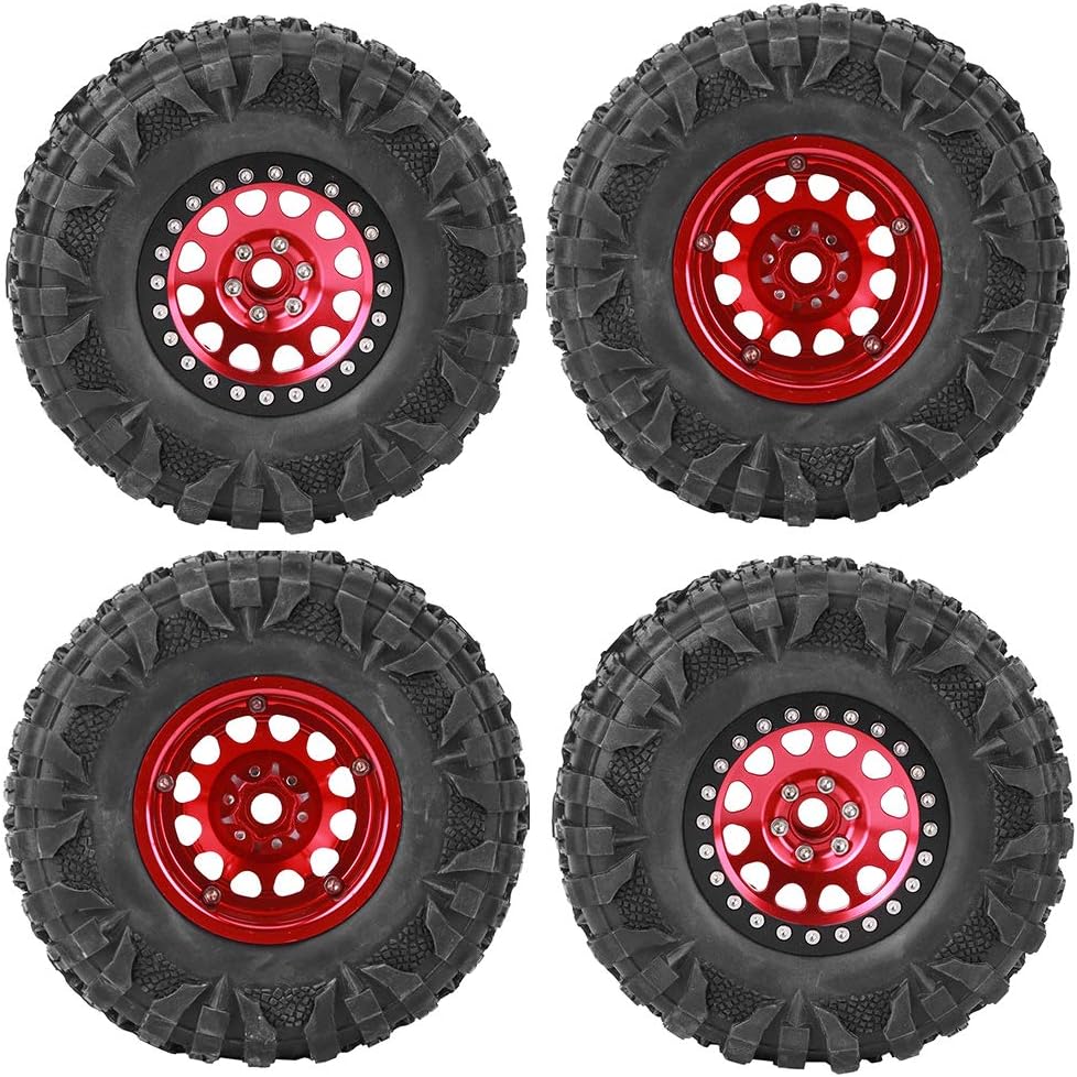 4pcs 2.2-inch Metal Hex Wheel Hub for 1:10 Racing Car (Silver) S863149