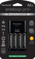 Battery Charger with 4-Pack AA Rechargeable Batteries R36459