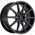 15x6.5 4x100 & 4x108 Black 38mm Offset Wheel U780