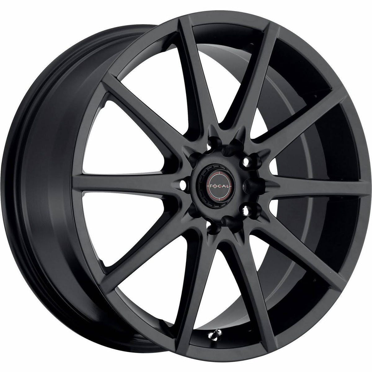 15x6.5 4x100 & 4x108 Black 38mm Offset Wheel U780
