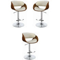 Adjustable Bar Stool Set of 3 U306174