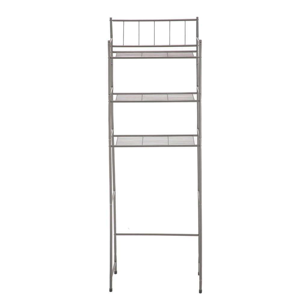 4 Piece Steel Satin Nickel Bath Shelves Set H191