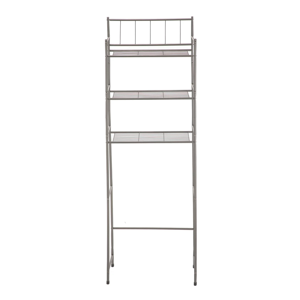 4 Piece Steel Satin Nickel Bath Shelves Set H191