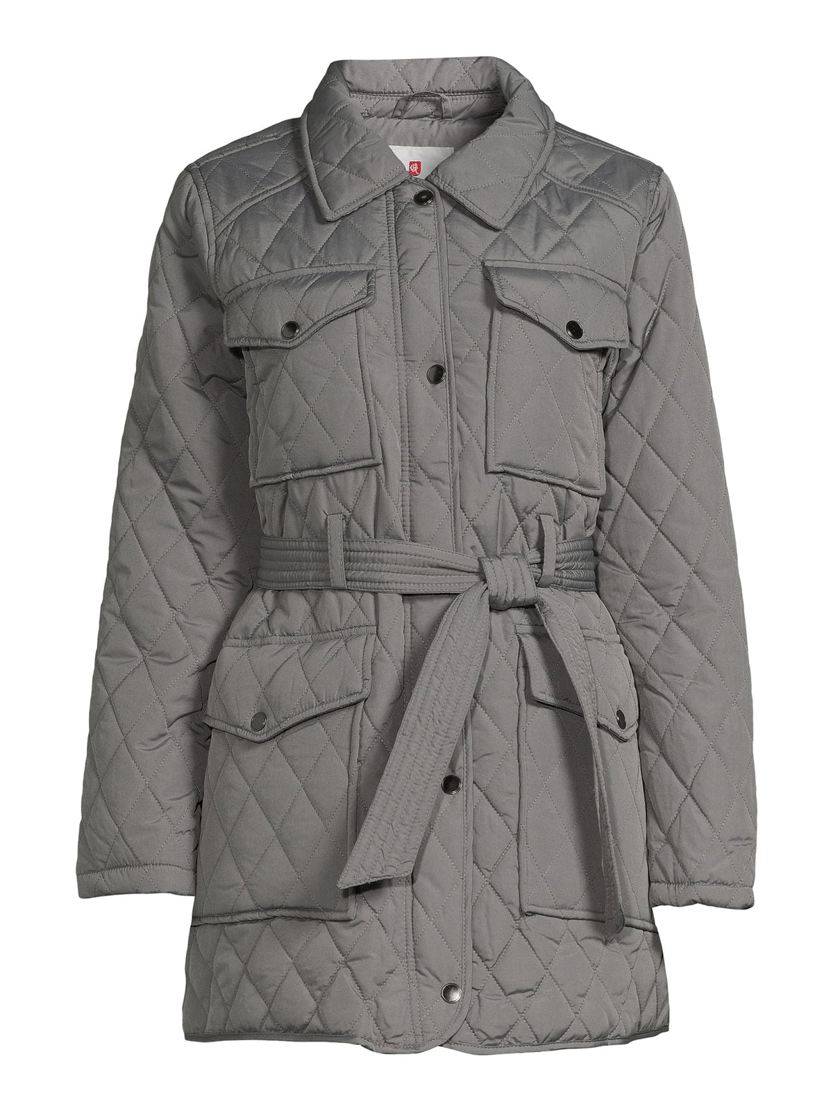 Women’s Quilted Barn Jacket with Belt N571