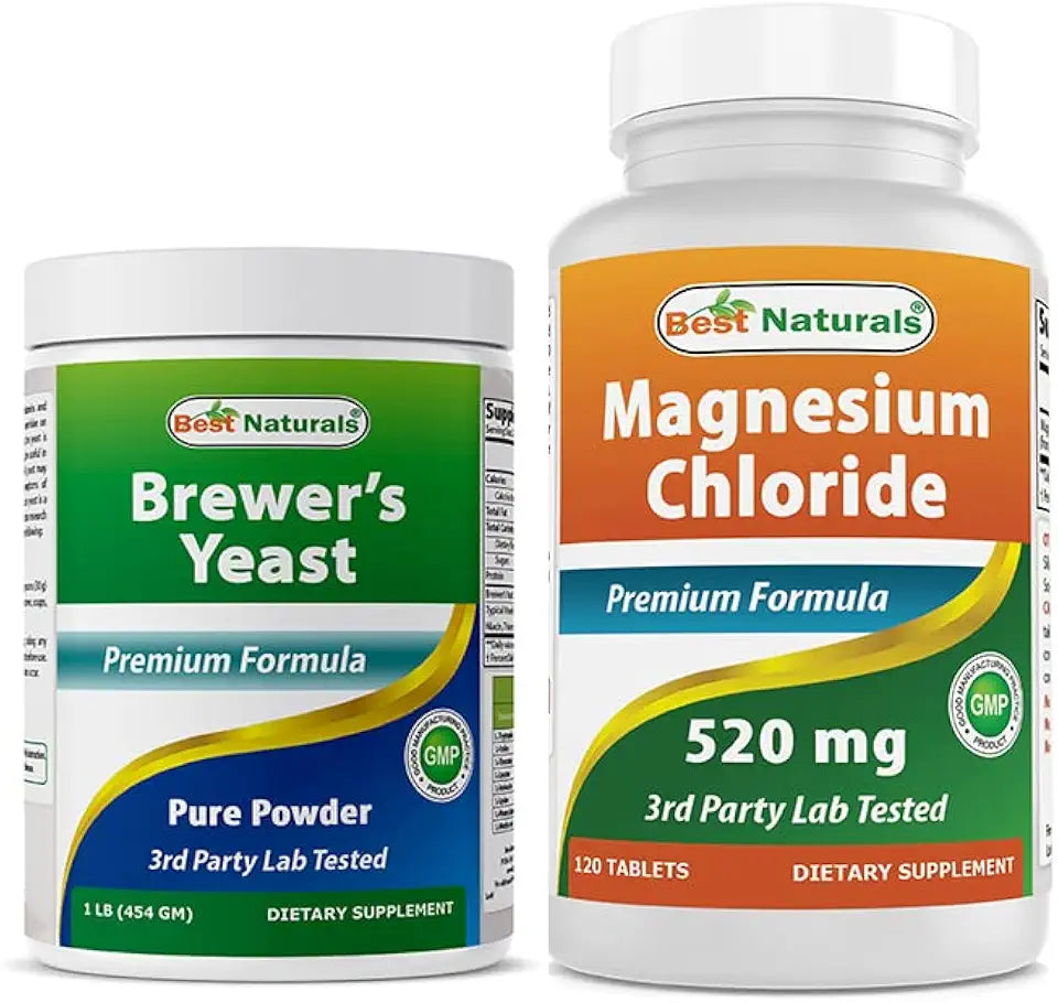 Brewers Yeast Powder 16 oz & Magnesium Chloride 520 mg Z5655