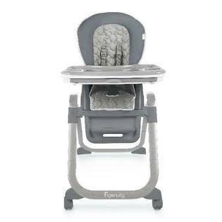 4 in 1 Foldable High Chair Booster Seat with Hidden Tray Extension J3451