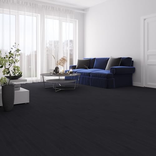 Interlocking Luxury Vinyl Flooring Tiles 10 Wood-Look Planks 24.5 Sq. Feet Y679