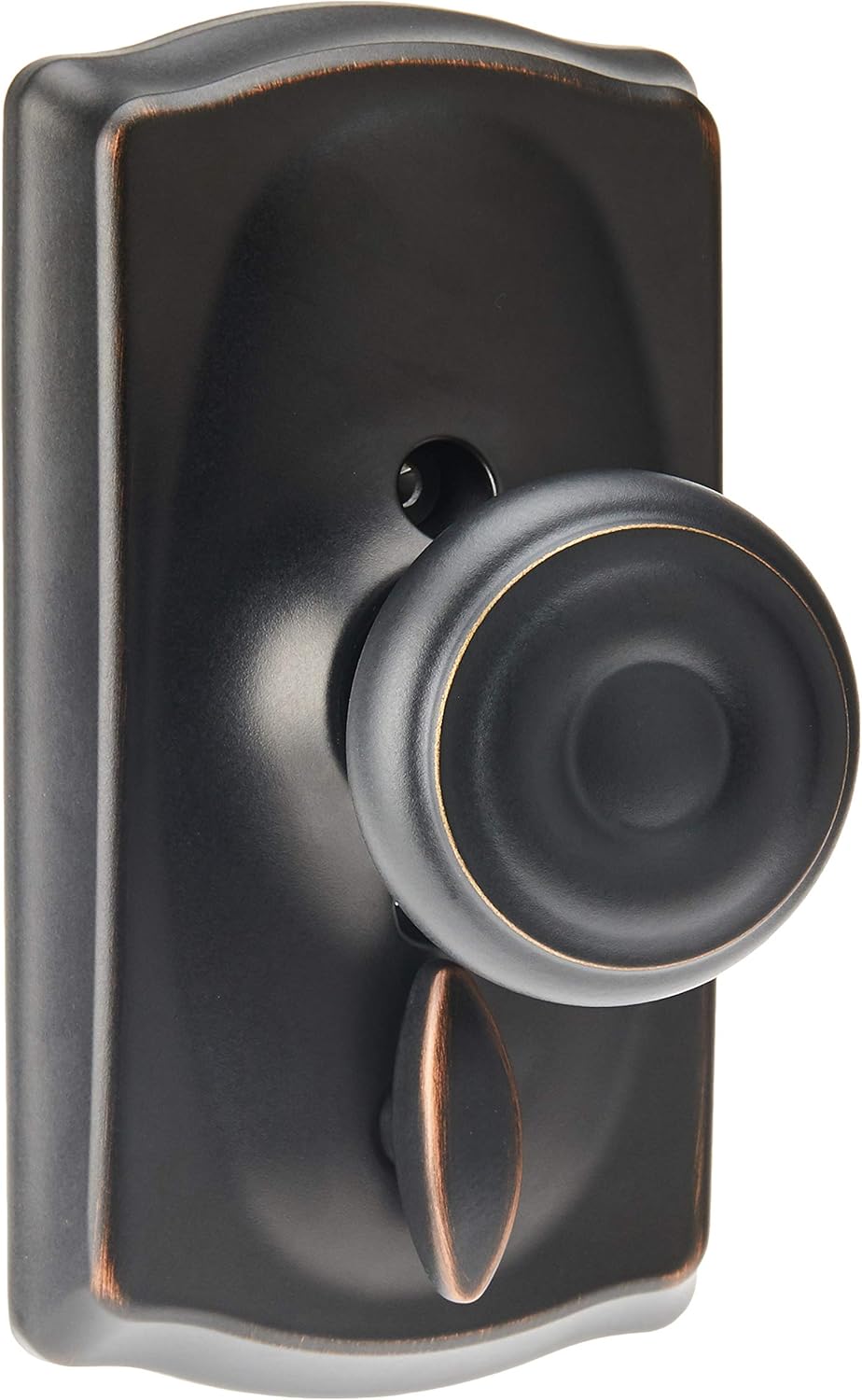 Aged Bronze Keypad Knob with Flex Lock V408463