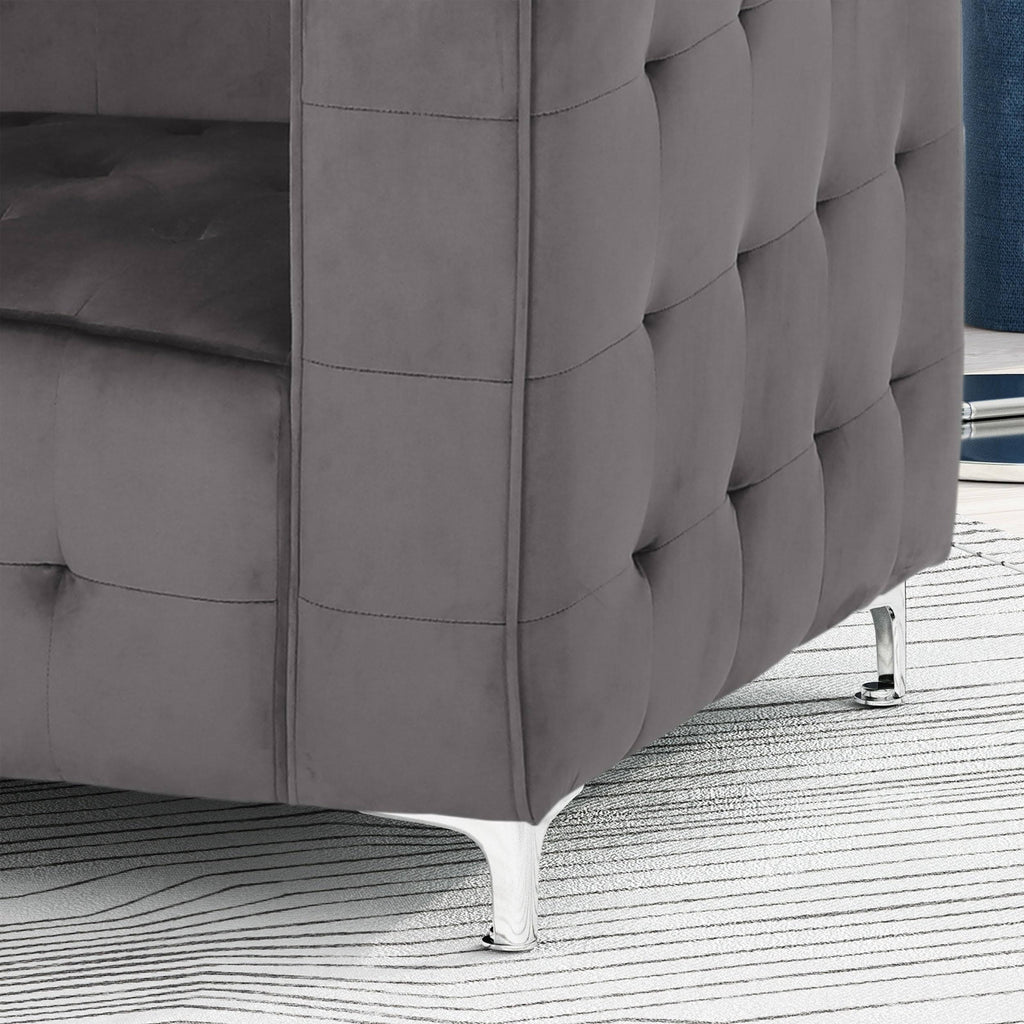 Velvet Cube Club Chair O5724