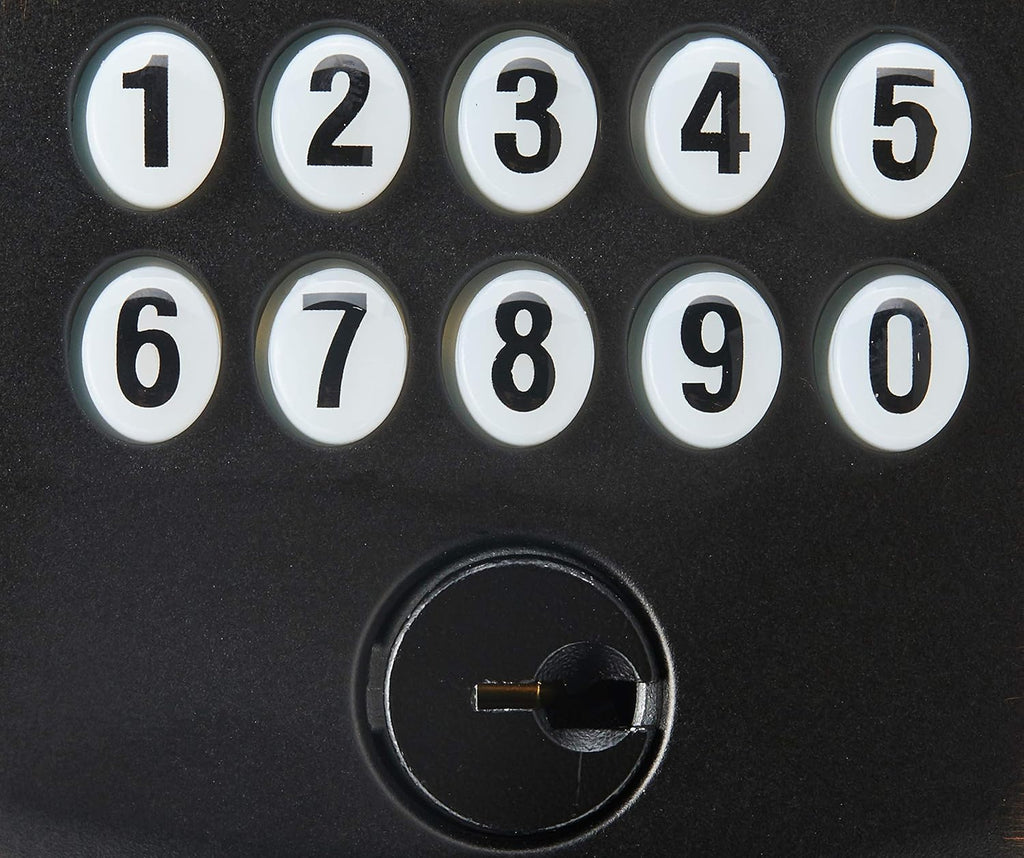 Aged Bronze Keypad Knob with Flex Lock V408463