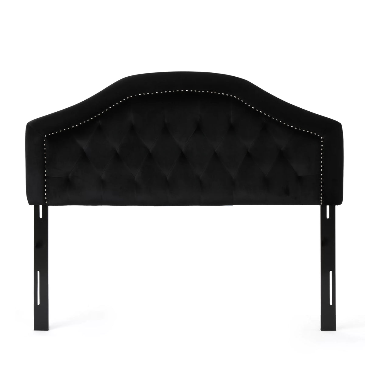 Black Velvet Queen/Full Headboard G2725