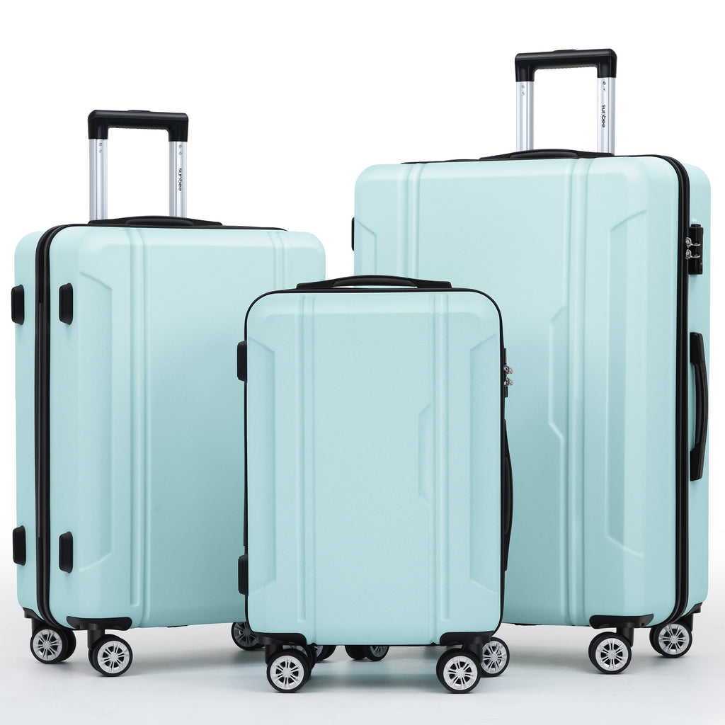 3 Piece Hard Shell Luggage Set with TSA Lock F1848