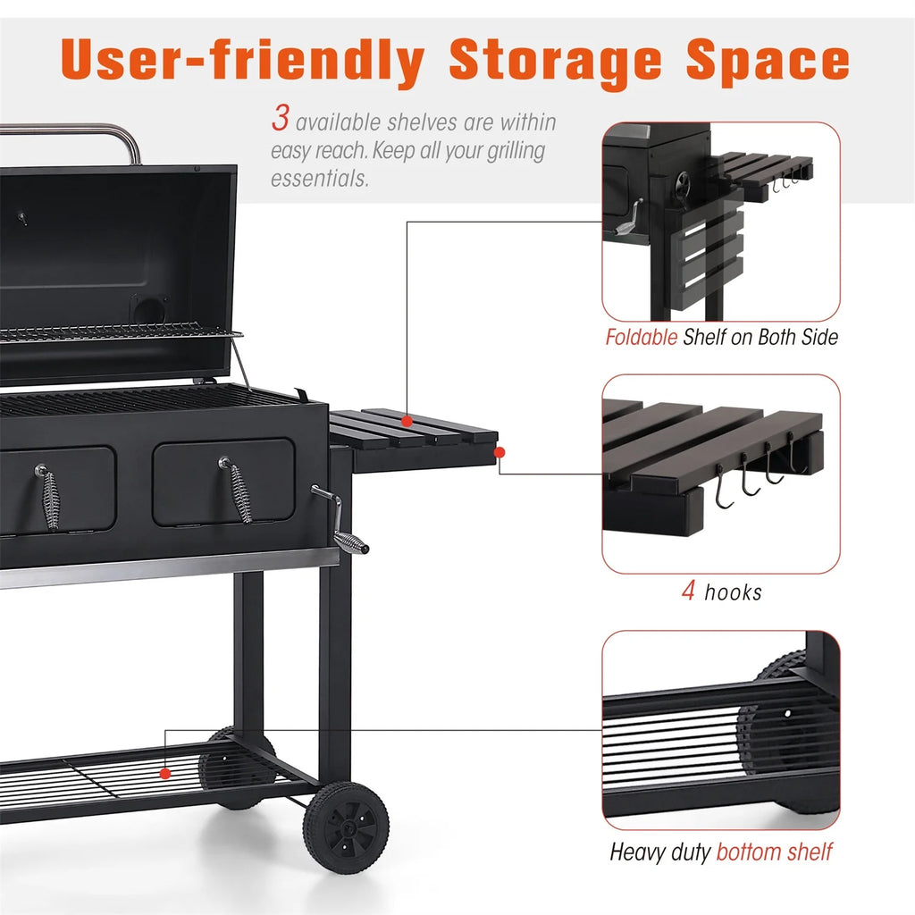 Charcoal Grill Extra Large Portable BBQ Grill X6132